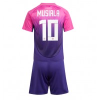 Nemecko Jamal Musiala #10 Vonkajší Detský futbalový dres ME 2024 Krátky Rukáv (+ trenírky)